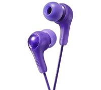 JVC Gumy HAFX7V Écouteurs intra-auriculaires avec son puissant, confortable et sécurisé, embouts en silicone S/M/L Violet