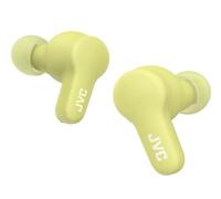 JVC Gumy True Wireless, Écouteurs en élastomère Doux et Lisses, Plusieurs Modes sonores, Bluetooth 5.3, Autonomie de Batterie 24H, IPX4 Imperméable à la Pluie, HA-Z77T-G (Vert Pomme)