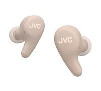 JVC HA-A23T-T Écouteurs True Wireless Gumy Premium avec Annulation du Bruit, Bluetooth 5.4, Mode sonore ambiant, 26 Heures d'autonomie et étui de Charge translucide, USB-C, Marron