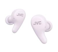 JVC HA-A23T-V - Écouteurs True Wireless Gumy Premium avec Annulation du Bruit, Bluetooth 5.4, Mode sonore ambiant, 26 Heures d'autonomie et étui de Charge translucide, USB-C, Violet