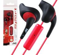 JVC HA-ENR15 Gumy Casque de Sport avec télécommande et Micro (Noir)