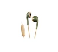 JVC Écouteurs boutons HA-F19M-GC-E filaires colorés avec télécommande (Vert)