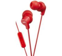 JVC HA-FR15 - Écouteurs avec micro - intra-auriculaire - filaire - jack 3,5mm - rouge Rouge G