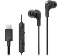 JVC HA-FR9UC USB-C Noir Écouteurs intra-auriculaires filaires avec microphone pour la musique et les appels