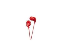 JVC HA-FX10 - Écouteurs - intra-auriculaire - filaire - jack 3,5mm - isolation acoustique - rouge Rouge G