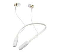JVC HA-FX42BT-NE Minerve Binaural Sans fil Or, Blanc casque et micro - Casques et micros (Sans fil, Minerve, Binaural, Intra-aural, 20 - 20000 Hz, Or, Blanc)