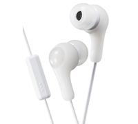 JVC Écouteurs intra-auriculaires HA-FX7M-WN-U Gumy Plus avec télécommande et microphone Blanc