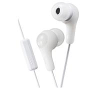JVC HA-FX7M-E Écouteurs Intra-Auriculaires "Gumy Plus" avec Télécommande et Micro - Blanc