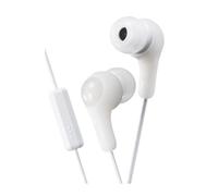 JVC Écouteurs intra-auriculaires HA-FX7M-WN-U Gumy Plus avec télécommande et microphone Blanc