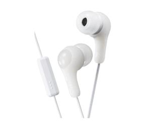 JVC HA-FX7M-WN-U Écouteurs Intra-Auriculaires Gumy Plus avec télécommande et Microphone - Blanc