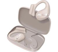 JVC Écouteurs Nearphones HA-NP50T-C True Wireless, ANC appels, BT 5.3, 38 h, IPX4, Beige sable