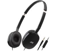 JVC HA-S160M-B-U - Casque Léger Série flats avec microphone Noir