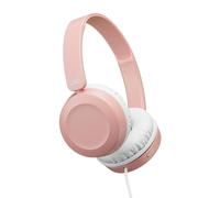 JVC Casque avec micro HA-S31M – Binaural, bandeau supra-aural filaire, 10–26 000 Hz, Rose