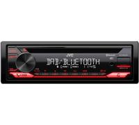 JVC KD-DB622BT Autoradio avec CD, MP3/WMA/WAV/FLAC par USB, tuner FM/AM/DAB+, entrée AUX, USB, Bluetooth, 4x50W, RDS, Bass Boost, sortie ligne