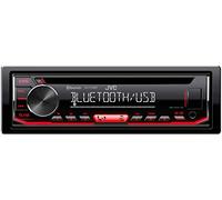 JVC KD-T702BT Autoradio CD/USB 1DIN, Bluetooth intégrée, Entrée USB & AUX en façade