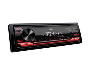 JVC KDX-182DB | Lecture MP3 WMA WAV FLAC, Time Alignment, Façade Détachable, Sortie RCA, MOS-FET 4x50 W, RDS, AUX, Contrôle Smartphone