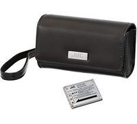 JVC Kit Batterie BN-VG212, 3,7 V, 1200 mAh et Sac de Transport pour caméscope série GZ-V/GZ-VX
