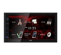 JVC KW-M180BT Récepteur stéréo Bluetooth avec port USB - Écran tactile 6,7" - Radio AM/FM - Lecteur MP3 Double DIN - EQ 13 bandes