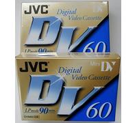 JVC Lot de 2 mini cassettes vidéo numériques