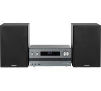 JVC M-918DAB-H Mini Chaîne Hi-Fi Bluetooth, Enceinte Aluminium Noir LCD