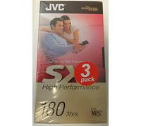 JVC Pack de 3 Cassette VHS 180 Min. Serie SX