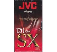 JVC T-120 SX 6 hour VHS cassette - Vierge - Lot de 4