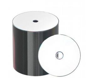 JVC-Taiyo Yuden CD-R 80 min/700 Mo 48x, Full printable White, 100 pièces en ECO-pack