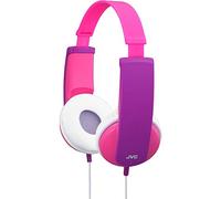 Casque supra-auriculaire filaire supra-aural JVC HA-KD5-P-E limitation de volume, serre-tête léger rose, lilas