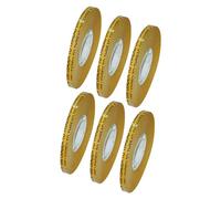 JVCC ATG-7502 Bande ATG: 1/4 in. x 36 yds. (Adhésif transparent sur la doublure d'or) [6 pack]