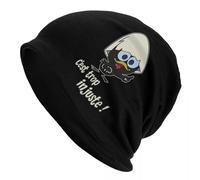 JVCEZRMLQ Anime Kawaii Noire Poulet Casquette Calimero Mode Automne-Hiver Extérieurs Skullies Beanies Chapeau Été Chaud Chaud Churrapeau Multifonction