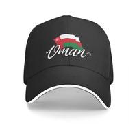 JVCEZRMLQ Drapeau d’Oman Casquette de Baseball Snap Back Chapeau Western Hat Custom Hat Hat Man for The Sun Designer Man Femme