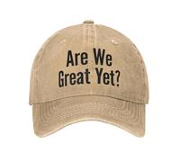 JVCEZRMLQ Sommes-Nous Vraiment Une Tenue de Casquettes de Baseball pour Bonnet de Camionneur Ajustable Unisexe