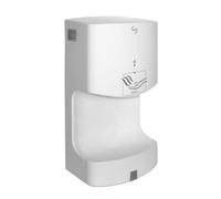 JVD Sèche-Mains Airwave Blanc - Séchage en 15-20s - Haute Performance 1400 W - sans Contact, Automatique Via Infrarouge - Montage Mural