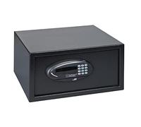 JVD Coffre-fort Guardian - Coffre-fort Électronique pour hôtel - Verrouillage par code - Éclairage LED - Blocage automatique en cas d'infraction