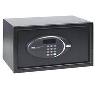 JVD Coffre-fort Noir Electronique Compact code 4 à 6 chiffres