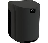 JVD Dévidoir Central Maxi Cleanline Noir Mat - pour Sanitaires Publics, Écoles, Hôtels et Restaurants - Matériel Professionel