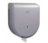 JVD Distributeur Bobine Hygiénique Jumbo 400 Gris ABS Effet Métallisé