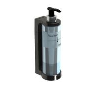 JVD Distributeur de Savon ISISS Noir 300 ML avec réservoir verrouillable