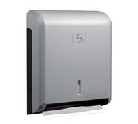 JVD Distributeur Gris Papier Essuie-Mains Plié