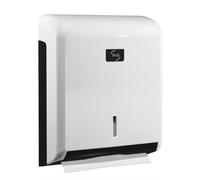 JVD Distributeur essuie-mains Pliage Z - ABS blanc - Manuel sécurisé