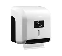 JVD Distributeur Papier Toilette Mural Feuille à Feuille Cleanline Mixte Mini Blanc