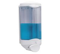 RAJA Distributeur manuel Crystal de gel hydroalcoolique et savon - 1l