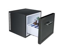 JVD Minibar TIROIR 40L Eclairage LED - Réfrigération Thermo-absorption - Compact & 100% silencieux - Noir