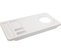 JVD- Plateau de courtoisie hôtel - Plateau Maestro Blanc percé - 2.7Hx39.7Lx20P cm