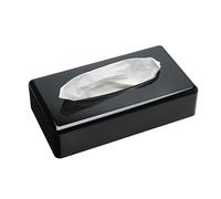 JVD - Sanibox boîte mouchoirs rectangulaire Noir Brillant - Matériel Professionnel