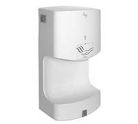 JVD Sèche-Mains Airwave Blanc - Séchage en 15-20s - Haute Performance 1400 W - sans Contact, Automatique Via Infrarouge - Montage Mural