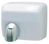 JVD Sèche-Mains OURAGAN Auto Blanc - Séchage en 20-30s - Haute Performance 2500 W - sans Contact, Automatique Via Infrarouge - Montage Mural