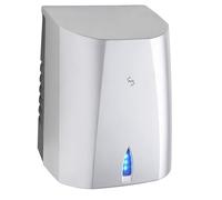 JVD Sèche-Mains Sup'Air Gris métallisé - Séchage en 10-15s - Haute Performance 600 W - sans Contact, Automatique Via Infrarouge - Montage Mural