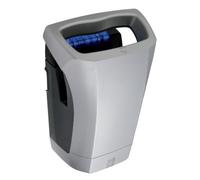 JVD Stell'Air Sèche-Mains électrique Mural à air pulsé Gris - Silencieux - Séchage en 10-15s - Haute Performance 800 W - sans Contact, Automatique avec capteur capacitif - Montage Mural