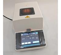 JVDDI Analyseur Automatique d'humidité à Chauffage halogène, testeur de thé, céréales, Aliments for Animaux, maïs, Aliments, Plastique(110g/0.001g)